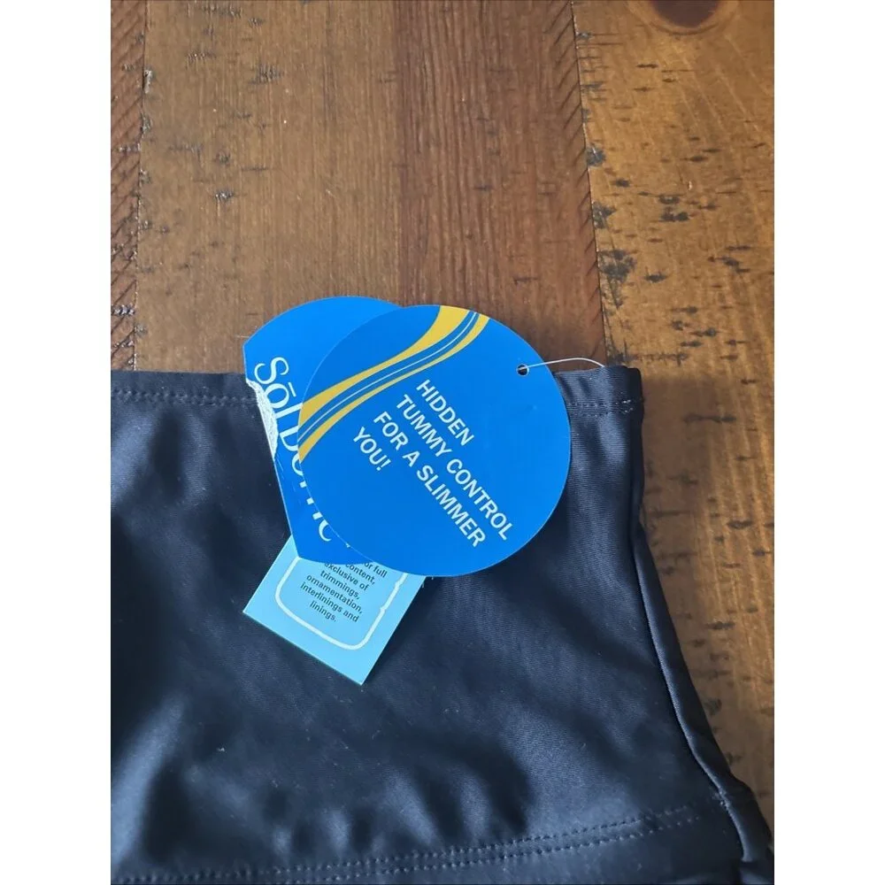 Sol Borne Black Swim Skirt Size 2X NWT - Picture 2 of 9